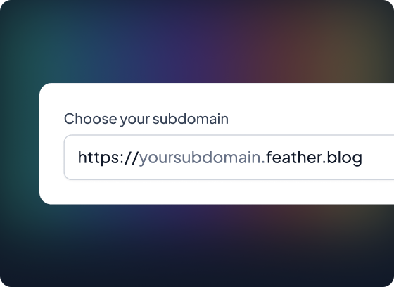 Choose your domain